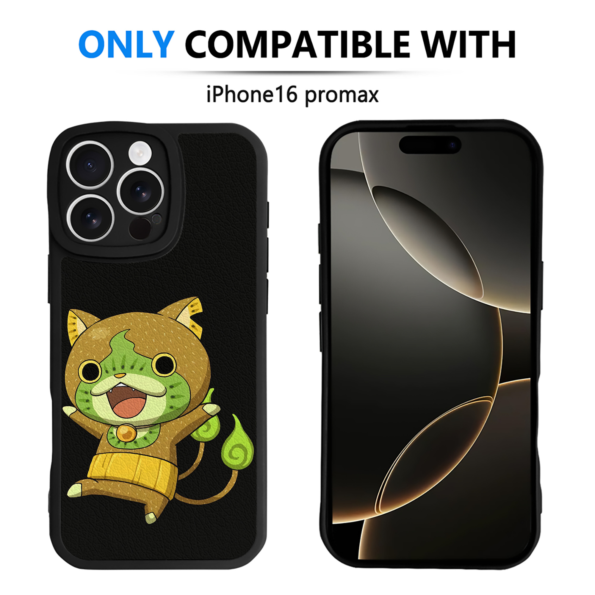 （画像用） 妖怪ウォッチ Yo-kai Watch 【iPhone 16シリーズ対応】シリコンスマホケース（レザー調） 材質：シリコン